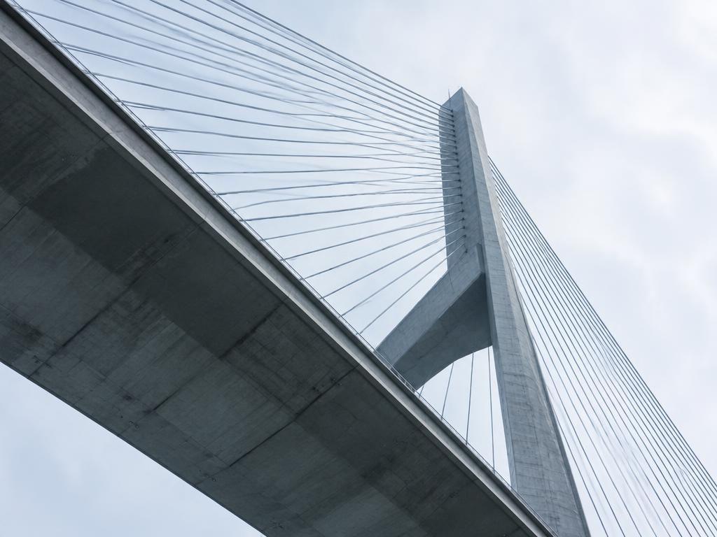 Precision-engineered cable-stayed bridge